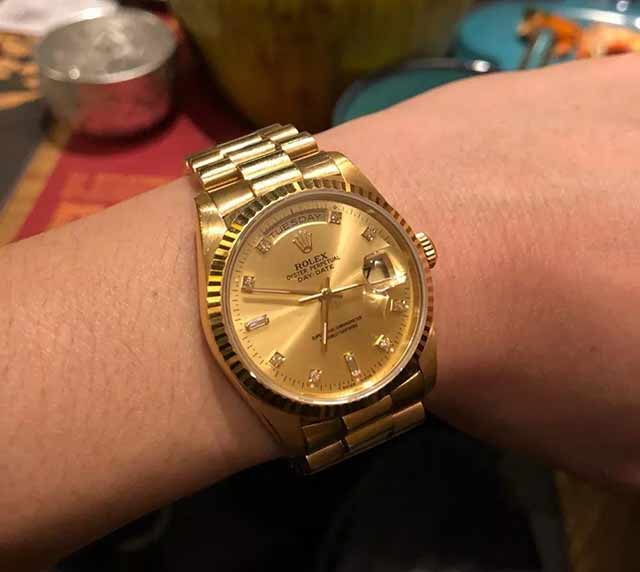 劳力士金表